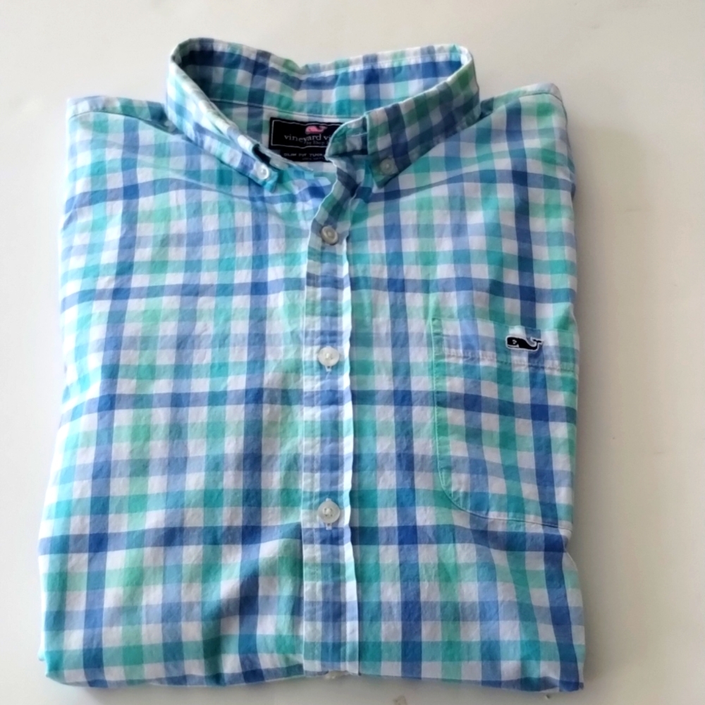Vineyard Vines Slim Fit Tucker Button Down L